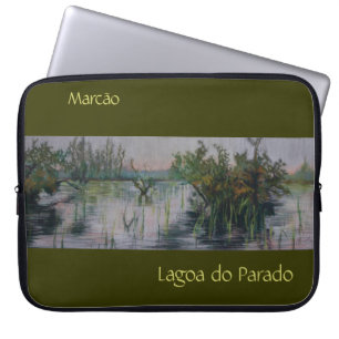 Lagoa do Parado Bordered Customisable Laptop Case