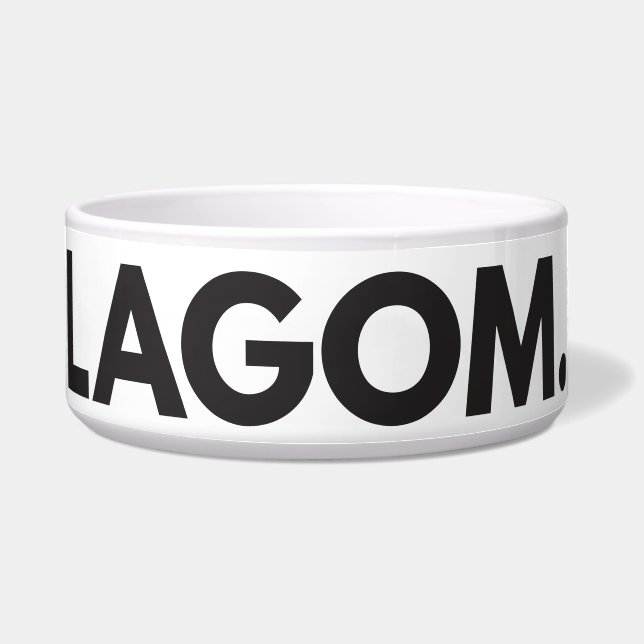 LAGOM Bold Black and White (Front)