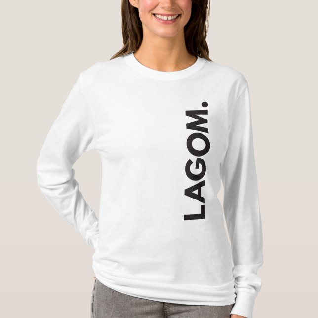 LAGOM. Long Sleeve T-shirt (Front)