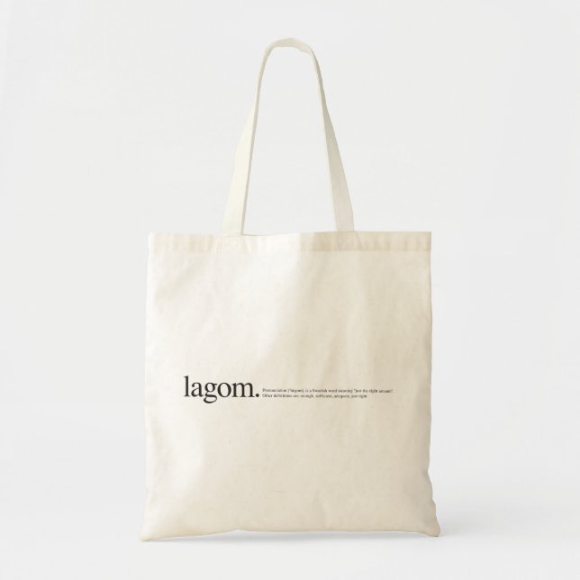 LagomWiki Tote Bag (Front)