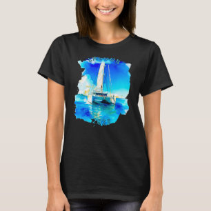 Lagoon Cats 2025 Print On Back T-Shirt
