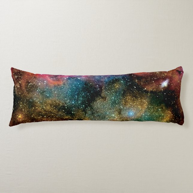 Lagoon Emission Nebula Interstellar Cloud Photo Body Cushion (Front)