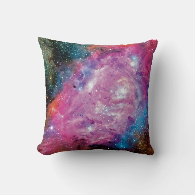 Lagoon Emission Nebula Interstellar Cloud Photo Cushion (Front)
