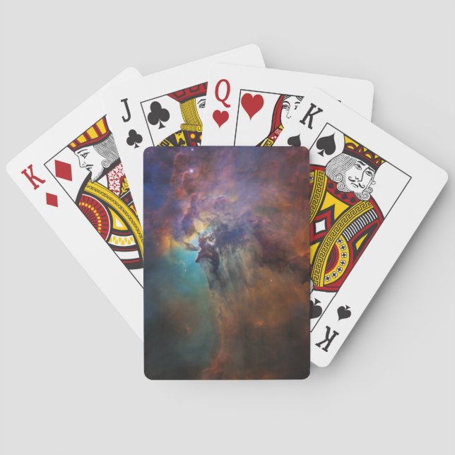 Lagoon Nebula (Astronomy Space Image) (Universe) Playing Cards (Back)