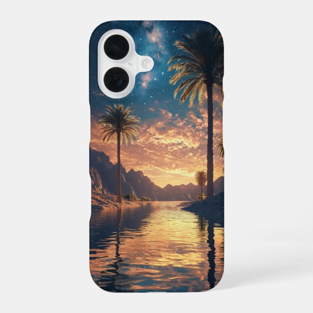 Lagoon of Dreams iPhone 16 Case (Back)