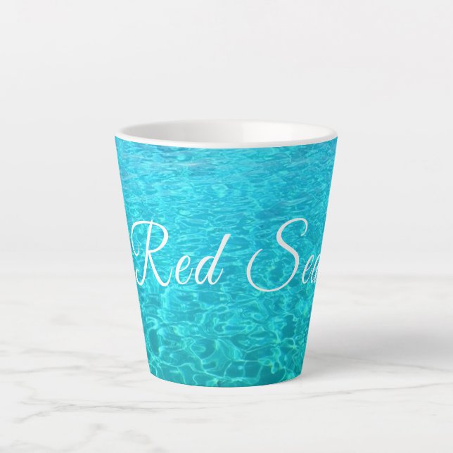 Lagoon of Red Sea Latte Mug (Front)