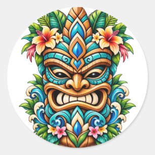 Lagoon Vine Tiki Sticker