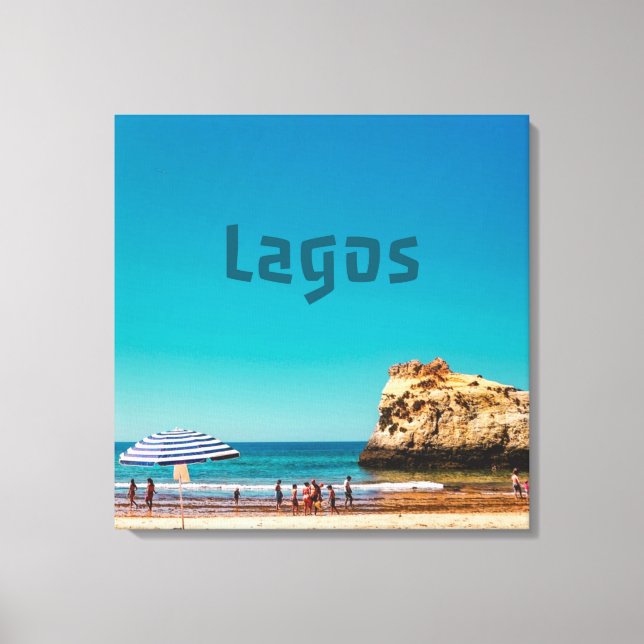 Lagos Beach Canvas Print (Front)