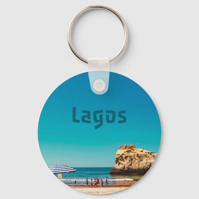 Lagos Beach Key Ring (Front)