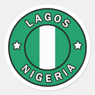 Lagos Nigeria Classic Round Sticker