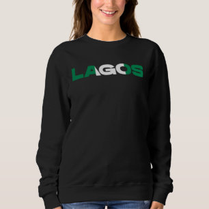 Lagos Nigeria Flag Pocket Patch  For Men Women & Y Sweatshirt