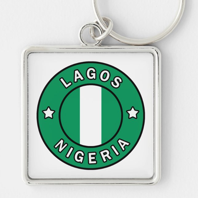 Lagos Nigeria Key Ring (Front)