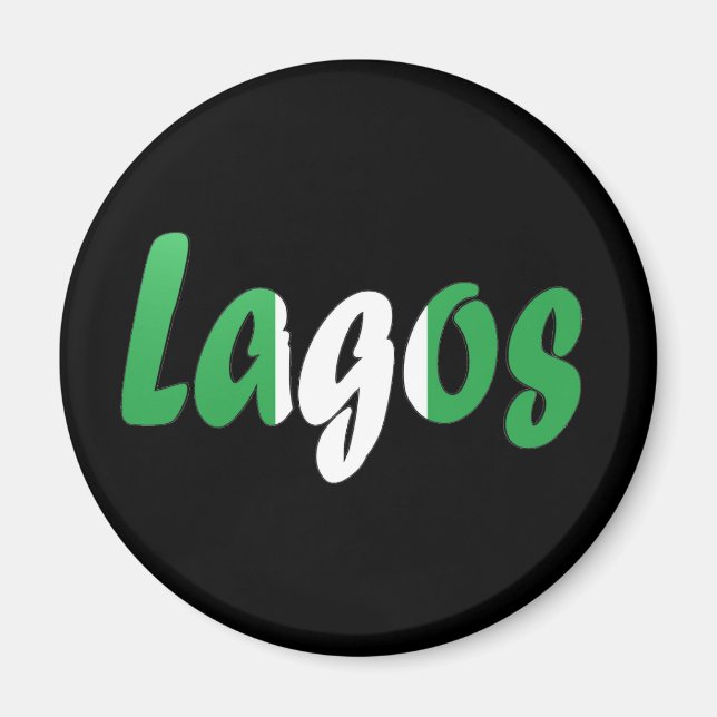 Lagos, Nigeria Magnet (Front)