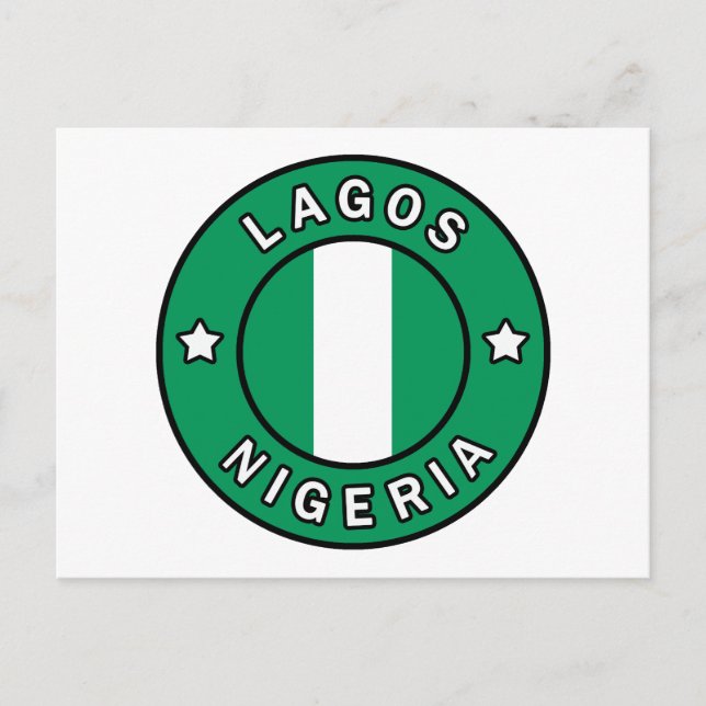 Lagos Nigeria Postcard (Front)