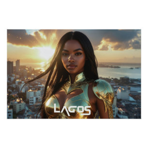 LAGOS - NIGERIA - SUPERHERO POSTER