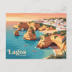 Lagos, Portugal Postcard