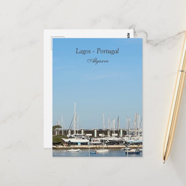 Lagos - Portugal Postcard (Front/Back In Situ)