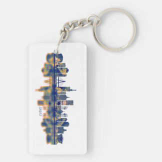 Lagos Skyline Key Ring