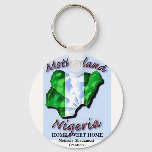 LAGOS STATE  NIGERIA - Customised Key Ring (Front)