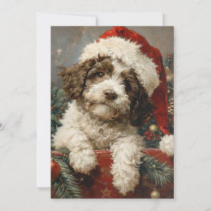 Lagotto Romagnolo Christmas Holiday Card