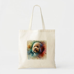 Lagotto Romagnolo dog 280824AREF106 - Watercolor Tote Bag