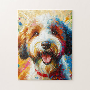 Lagotto Romagnolo Dog Acrylic Print Dog Lover Gift Jigsaw Puzzle