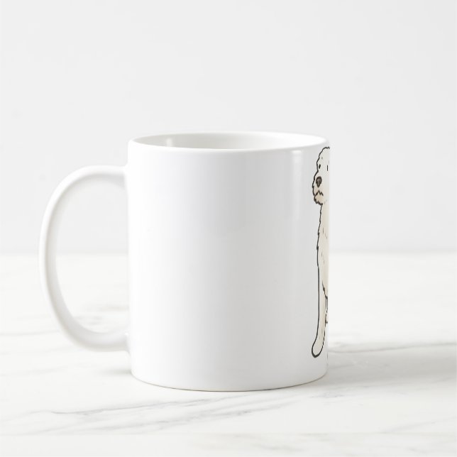 Lagotto romagnolo dog Magic Coffee Mug (Left)