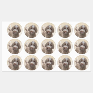 Lagotto Romagnolo Painting - Cute Original Dog Art