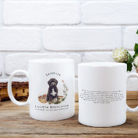 Lagotto Romagnolo Watercolor Dog | Monogram