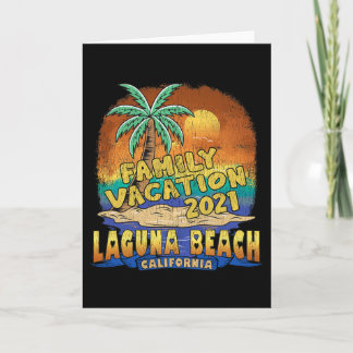 Laguna Beach California Family Vacation Souvenir M Card