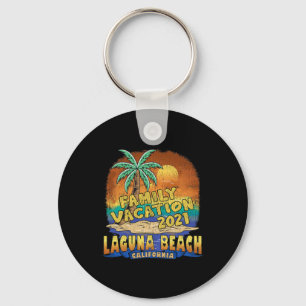 Laguna Beach California Family Vacation Souvenir M Key Ring