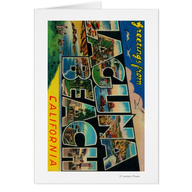 Laguna Beach, California - Large Letter Scenes (Front)