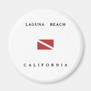 Laguna Beach California Scuba Dive Flag Magnet