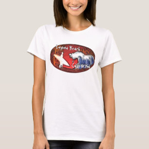 Laguna Beach California surfer waves art tank