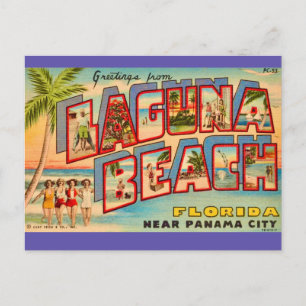 Laguna Beach FL Vintage Postcard