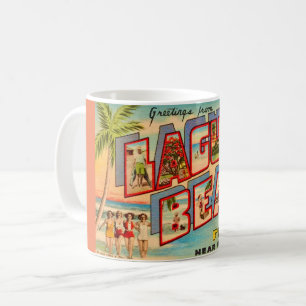 Laguna Beach FL Vintage Postcard Mug