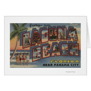 Laguna Beach, Florida - Large Letter Scenes