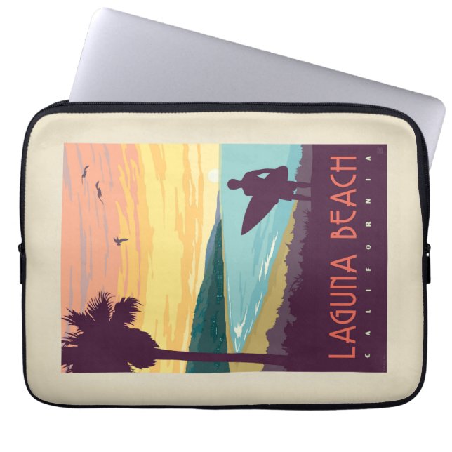 Laguna Beach | Laguna Beach Laptop Sleeve (Front)