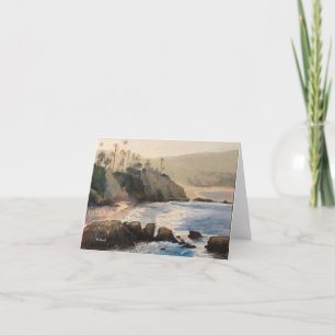 Laguna Beach Morning Thank You Card