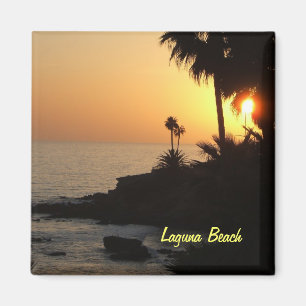 Laguna Beach ocean sunset magnet