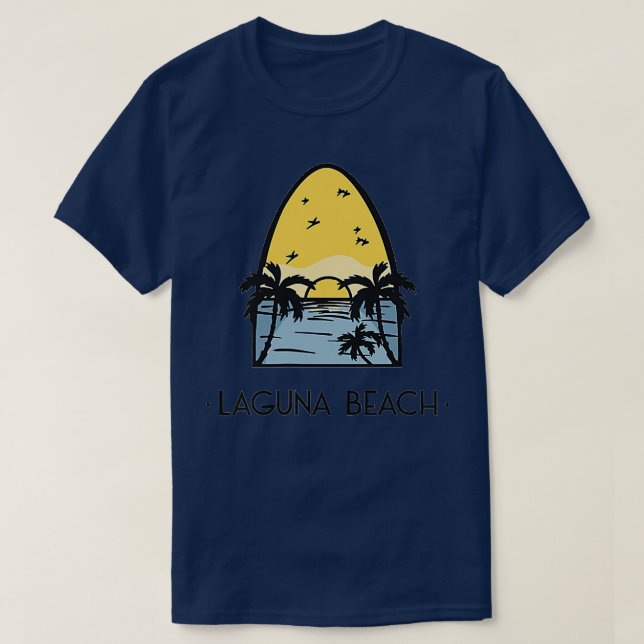 Laguna Beach Vintage Surf  T-Shirt (Design Front)