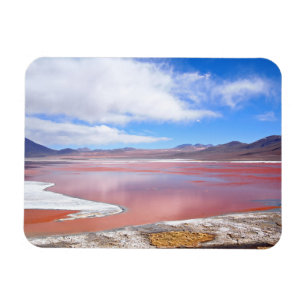 Laguna Colorada in Bolivia magnet rectangle