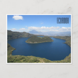 laguna cuicocha postcard
