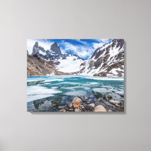 Laguna De Los Tres And Mount Fitzroy Canvas Print