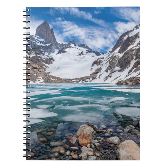 Laguna De Los Tres And Mount Fitzroy Notebook (Front)
