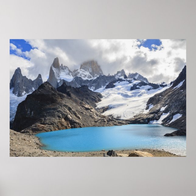 Laguna De Los Tres,  Los Glaciares National Park Poster (Front)