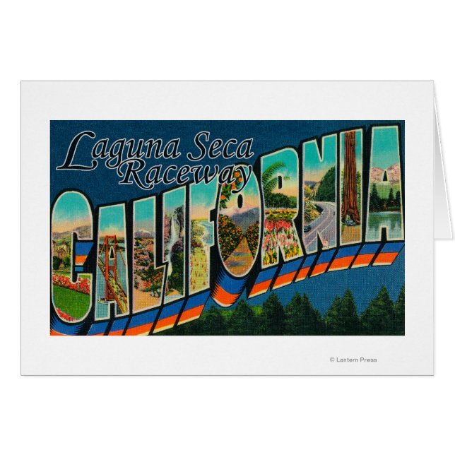 Laguna Seca Raceway, CA - Large Letter Scenes (Front Horizontal)