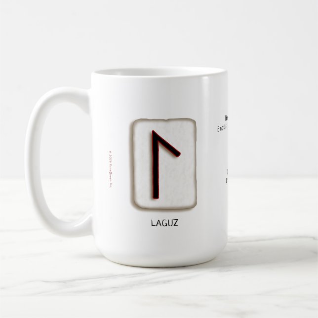 Laguz RuneStone 15 oz. Mug (Left)