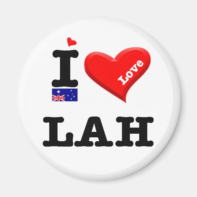 LAH - I Love Magnet (Front)