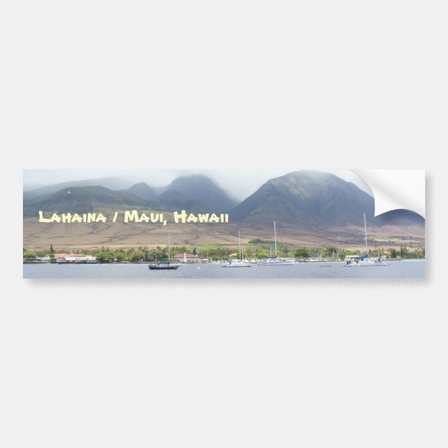 Lahaina Bumper Sticker (Front)
